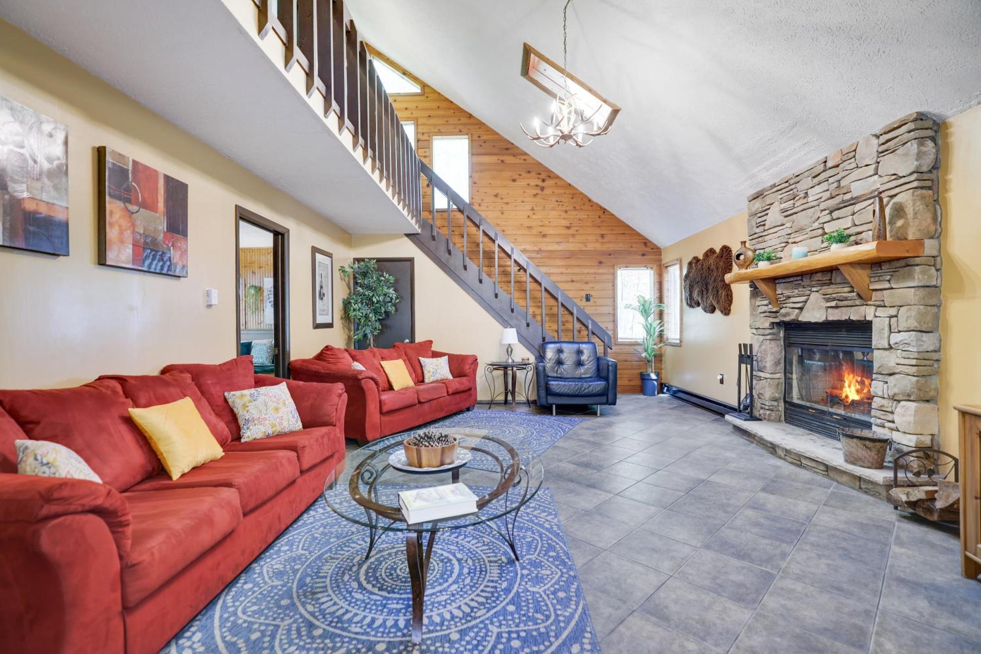 Chalet Renovated Near Casino, Camelback , Kalahari 4Bdrms Firepit Hot Tub Game Room Tobyhanna Exteriér fotografie