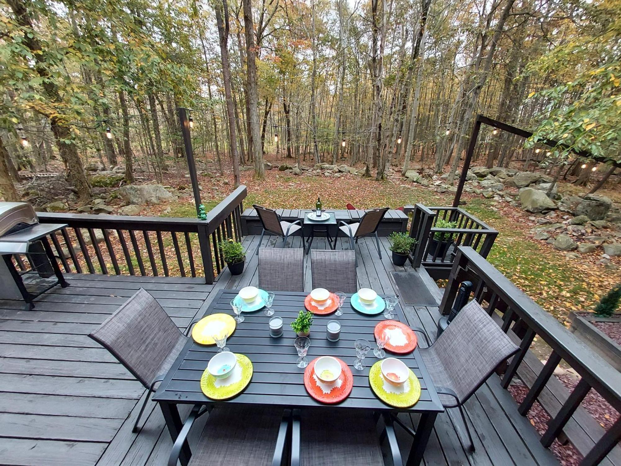 Chalet Renovated Near Casino, Camelback , Kalahari 4Bdrms Firepit Hot Tub Game Room Tobyhanna Exteriér fotografie